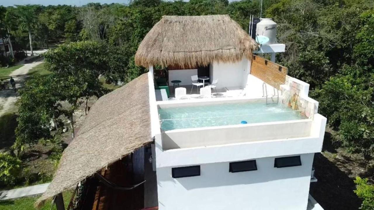 Royal Palm Bacalar Cabanas & Lagoon Club Eksteriør billede