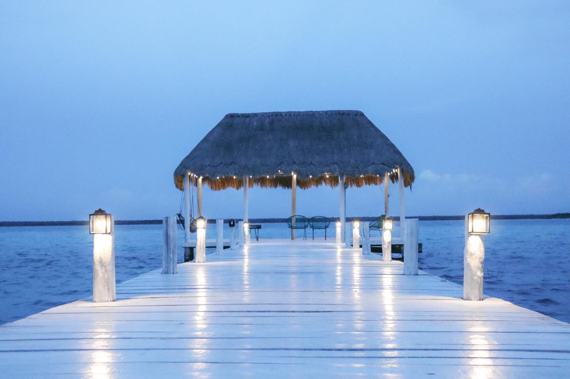 Royal Palm Bacalar Cabanas & Lagoon Club Eksteriør billede